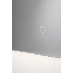 Futon bakgrunnlys og hylle - 50 % rabat