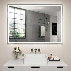 Firkantet led speil i 3 strrelser - 50% Rabat