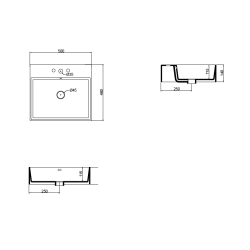 Anguli servant - Hvid Matt