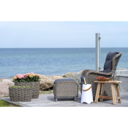 Bnk i teak 50x25x45 cm. - GRATIS LEVERING