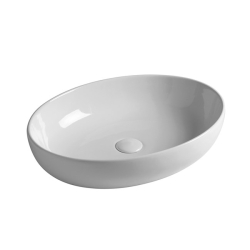 Catino 55 x 42 cm. <br>H13,5 cm.<br>Vit mat