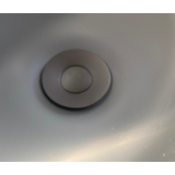 Bundventil m. integreret overlb i sort mat