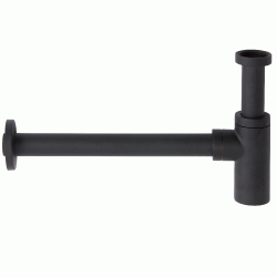 1-1/4" vandls t/vgmontering - Mat sort